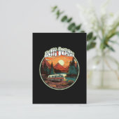 Happy Camper Postkarte (Stehend Vorderseite)