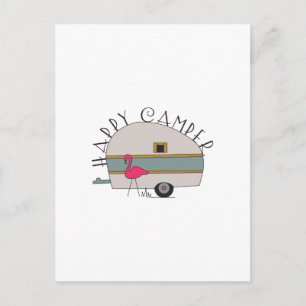 Happy Camper Postkarte