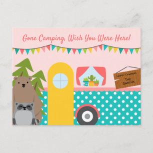 Happy Camper Postkarte