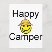 Happy Camper Postkarte (Vorderseite)