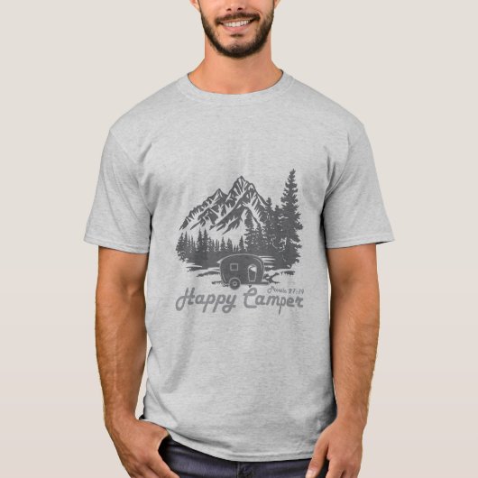 Happy Camper Proverbs 21:19 Shirt (Vorderseite)