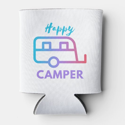 Happy Camper Pull Behind Adventure Dosenkühler (Vorderseite)