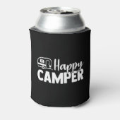 Happy Camper Quote (weiß) Dosenkühler (Kanne Rückseite)