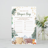 Happy Camper rät, was im Windeln-Bag-Spiel steckt (Stehend Vorderseite)