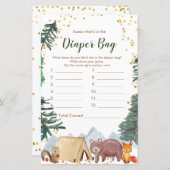 Happy Camper rät, was im Windeln-Bag-Spiel steckt (Vorne/Hinten)