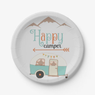HAPPY CAMPER RETRO PAPPTELLER