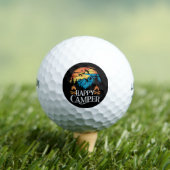 Happy Camper Retro Vintag Matching Camping Crew Golfball (Insitu T-Shirt)