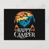 Happy Camper Retro Vintag Matching Camping Crew