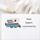 ***HAPPY CAMPER*** RÜCKKEHR-ADRESSE-ETIKETT (Insitu)