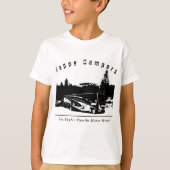 Happy Camper RV Trip Boy's T-Shirt (Vorderseite)