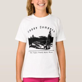 Happy Camper RV Trip Girl T-Shirt
