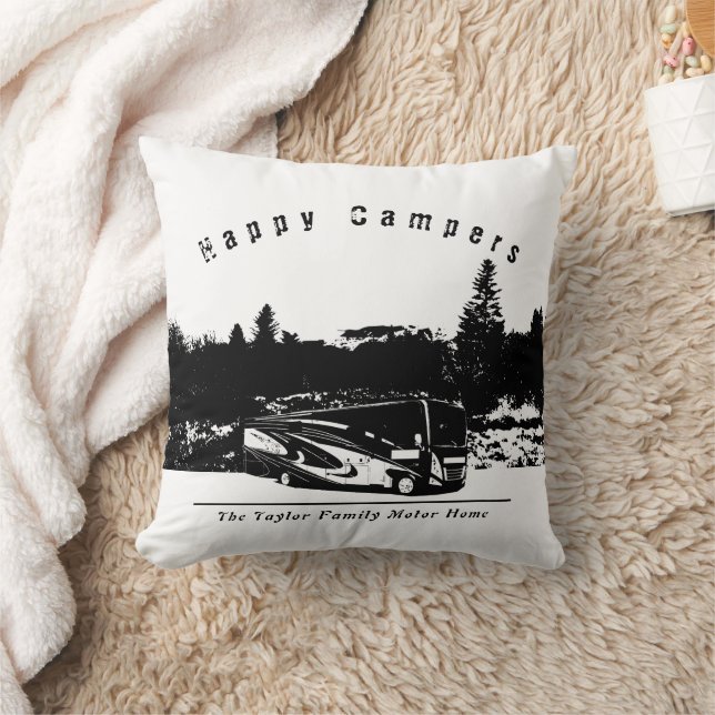 Happy Camper RV Trip Kissen (Decke)