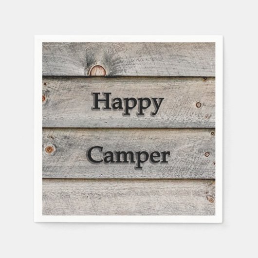 Happy Camper Serviette (Vorderseite)