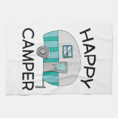 Happy Camper Sign Geschirrtuch (Horizontal)