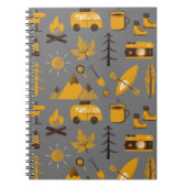 Happy Camper Spiral Notebook Notizblock (Vorderseite)