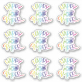 Happy Camper Sticker Pack (Vorderseite)