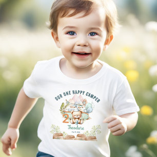 Happy Camper Summer 2. Geburtstag Junge Kleinkind T-shirt