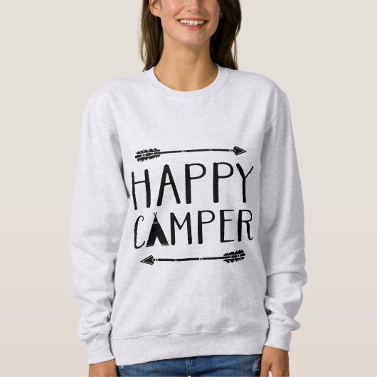 Happy Camper Sweatshirt (Vorderseite)