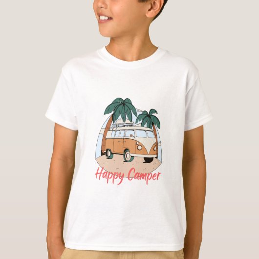 Happy Camper T-Shirt (Vorderseite)