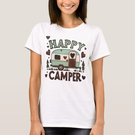 Happy Camper T-Shirt (Vorderseite)