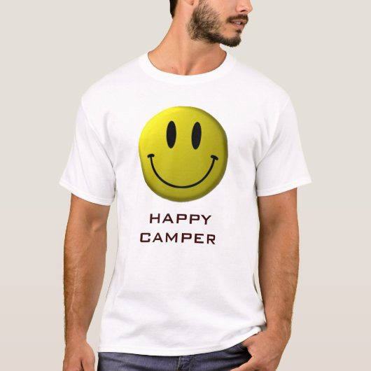 HAPPY CAMPER T-Shirt (Vorderseite)