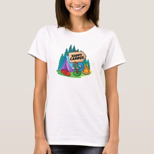 Happy Camper T - Shirt (Vorderseite)