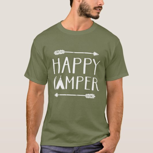 Happy Camper T-Shirt (Vorderseite)