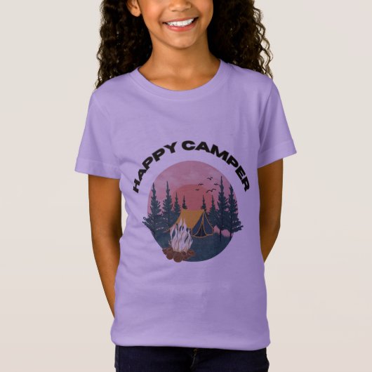 HAPPY CAMPER T-Shirt (Vorderseite)