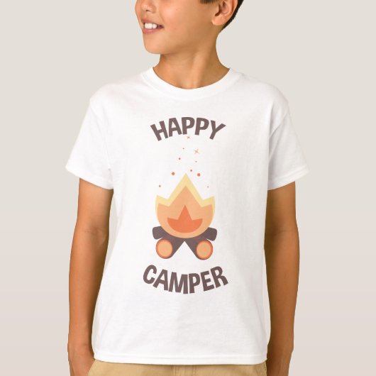 Happy Camper T-Shirt (Vorderseite)