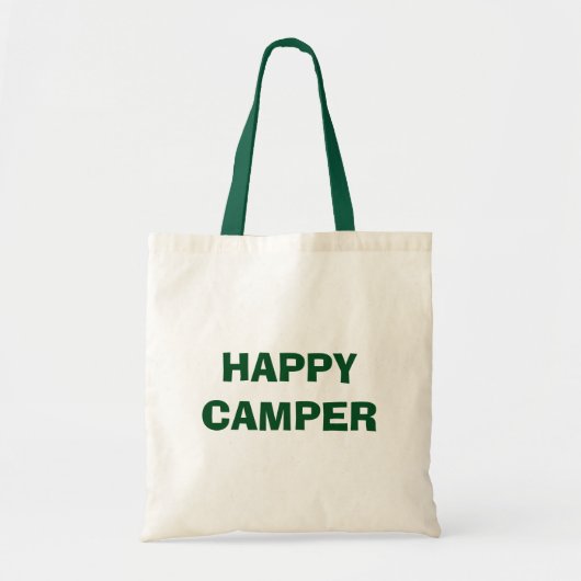 HAPPY CAMPER Tasche für Camping- und RV-Touren (Vorne)