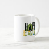 Happy Camper Tent Camping Kaffeetasse (VorderseiteRechts)