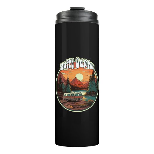 Happy Camper Thermosbecher (Vorderseite)