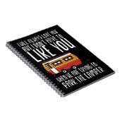 Happy Camper Trailer Camping Couple Notizblock (Rechte Seite)