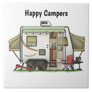 Happy Camper Trailer Fliese