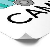 Happy Camper Trailer Poster (Ecke)