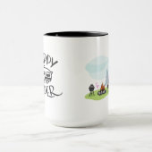 Happy Camper Trailer Tasse (Zentrum)