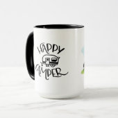 Happy Camper Trailer Tasse (Vorderseite Links)