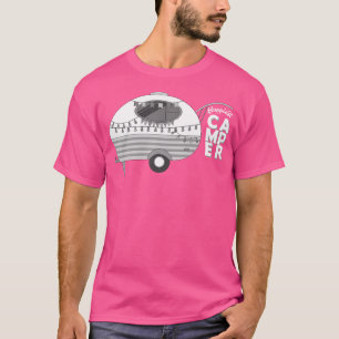 Happy Camper Travel Trailer Camping Hikes T-Shirt
