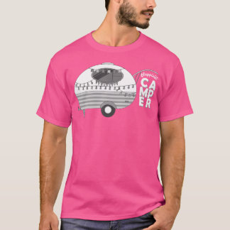 Happy Camper Travel Trailer Camping Hikes T-Shirt