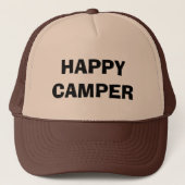 HAPPY CAMPER trucker hat for camping and RVing Truckerkappe (Vorderseite)