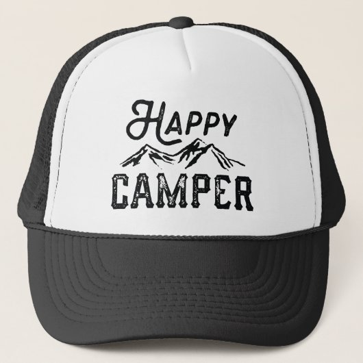 Happy Camper Truckerkappe (Vorderseite)