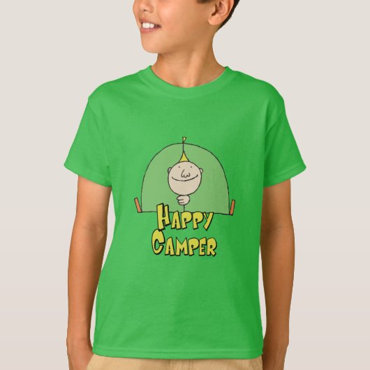 Happy Camper Typ T-Shirt (Vorderseite)