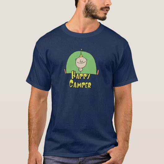 Happy Camper Typ T-Shirt (Vorderseite)