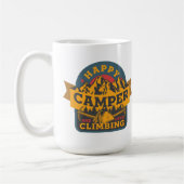 Happy Camper und Liebe Klettern Kaffeetasse (Links)