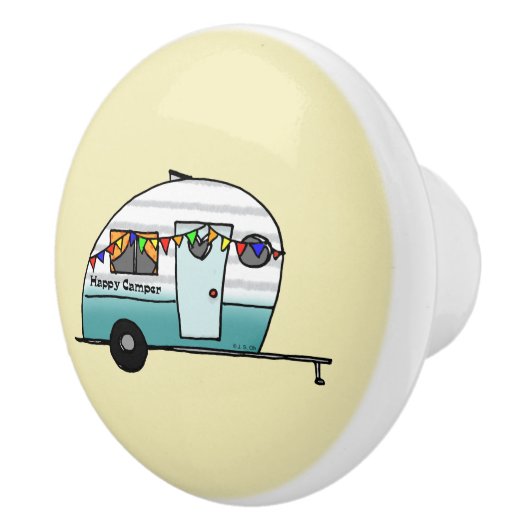 Happy Camper van Keramikknauf (Rechts)