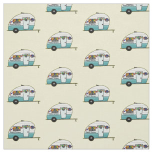 Happy Camper van Stoff