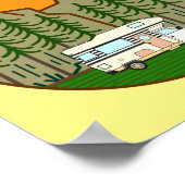 Happy Camper - Vanlife Grafik #7 Poster (Ecke)