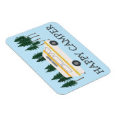 HAPPY CAMPER Vanlife RVing Motorhome Bäume Magnet (Rechte Seite)