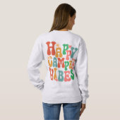 Happy Camper Vibes Sweatshirt (Schwarz voll)