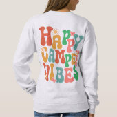 Happy Camper Vibes Sweatshirt (Rückseite)